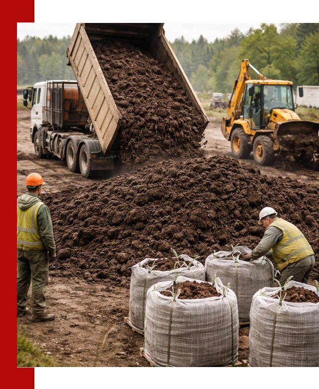 Доставка нейтрального торфа в Твери оптом и в розницу