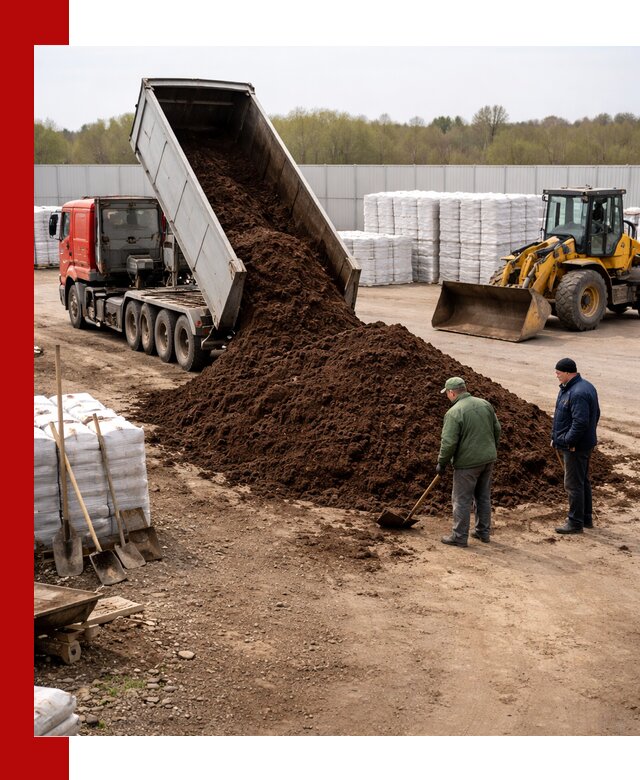 Доставка торфяных смесей оптом и в розницу в Твери