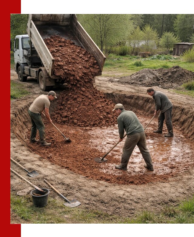 Купить качественную глину для пруда в Твери