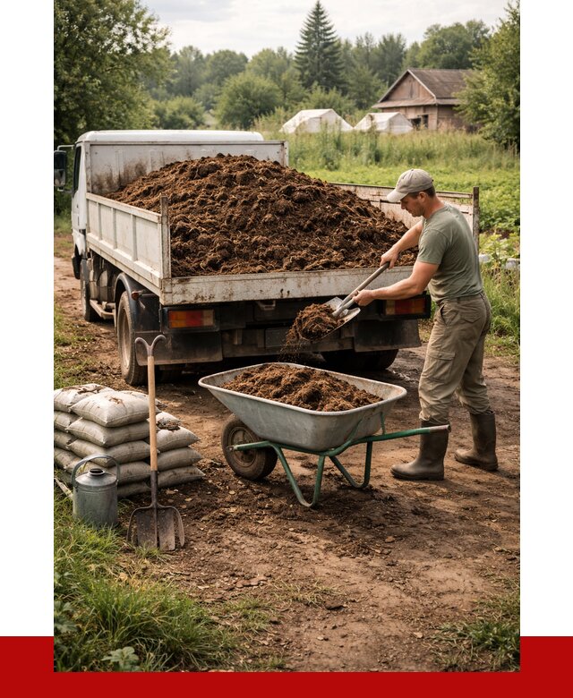 Купить коровий навоз с доставкой в Твери от 1957 р. | ПРОНЕРУДТвр