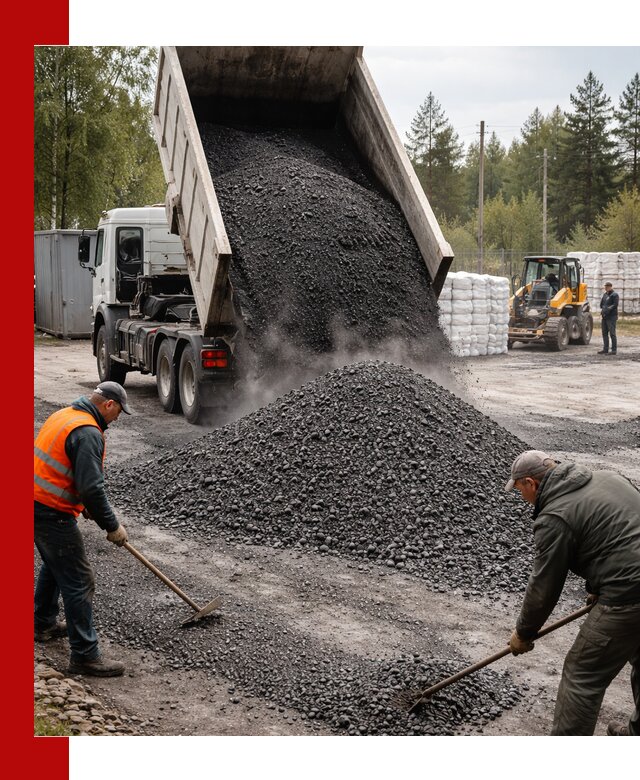 Доставка и продажа асфальтного гранулята в Твери