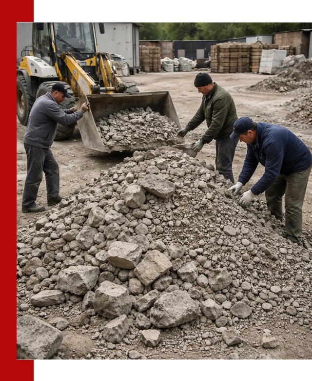 Демонтаж и вывоз бой бетона в Твери