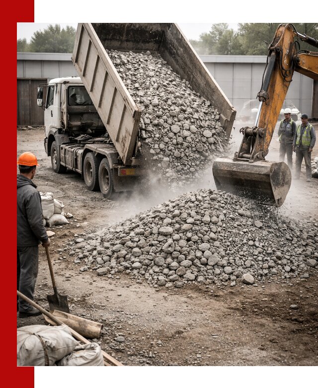 Доставка дробленого бетона в Твери оптом и в розницу