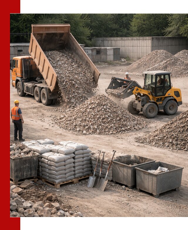 Вторичные материалы для отсыпки в Твери — поставка и доставка