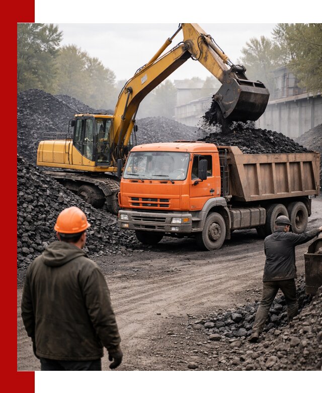 Доставка угля автотранспортом в Твери быстро и выгодно