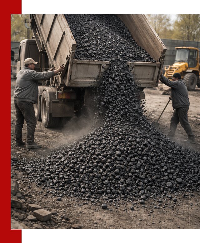 Доставка угля семечка самосвалами в Твери