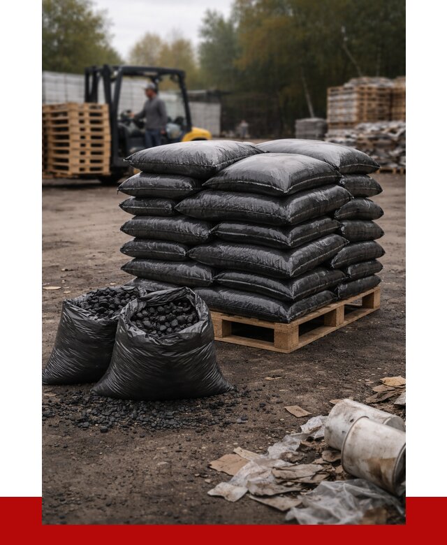 Купить уголь в мешках с доставкой в Твери от 8153 р. | ПРОНЕРУДТвр