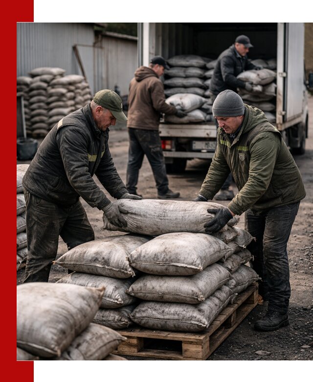 Доставка угля в мешках по выгодным ценам в Твери