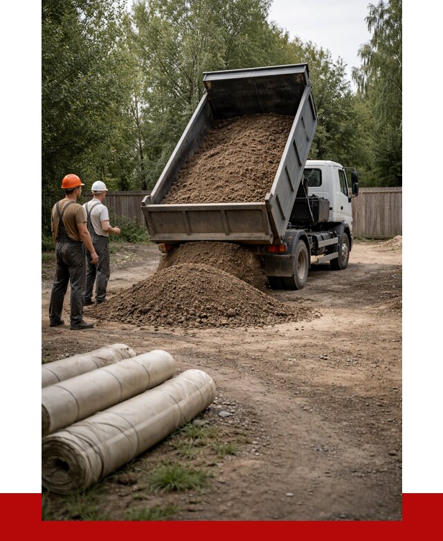 Доставка сыпучих материалов самосвалом в [cvi] от 4565 р. | ПРОНЕРУДТвр