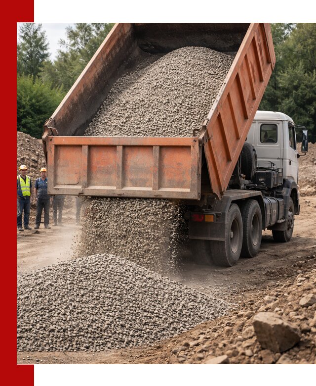 Доставка сыпучих материалов самосвалом в Твери быстро и надежно