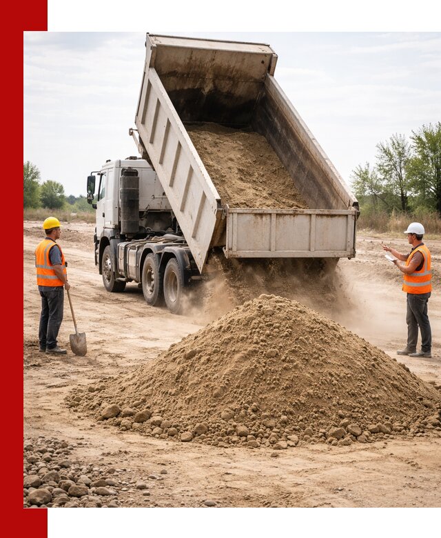 Доставка самосвалом 15 кубов в Твери за город и по городу