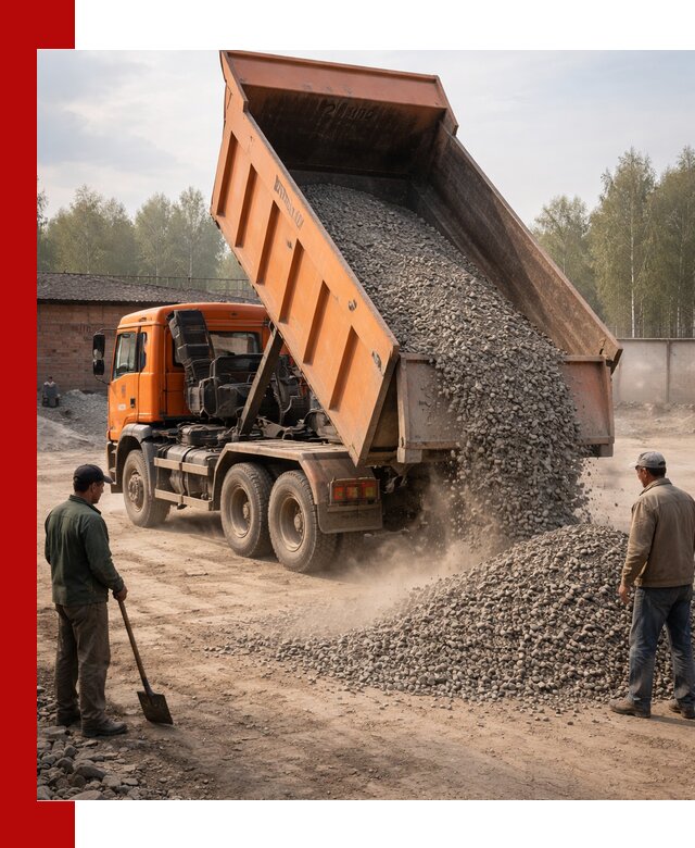 Доставка самосвалом 20 м3 в Твери быстро и надежно