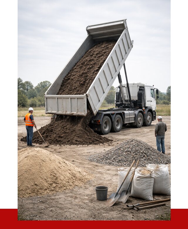 Доставка самосвалом 30 кубов в Твери от 9240 р. | ПРОНЕРУДТвр