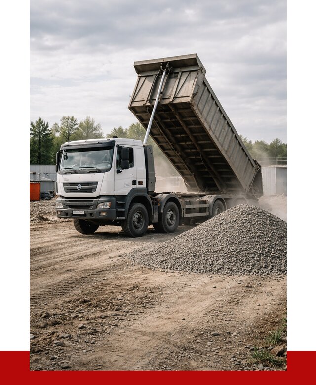 Доставка самосвалом 40 кубов в Твери от 9783 р. | ПРОНЕРУДТвр