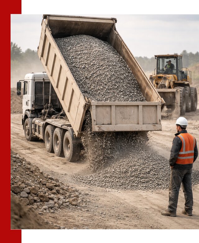 Доставка самосвалом 40 кубов цемента и сыпучих в Твери