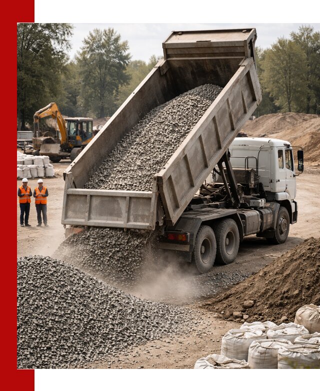 Аренда самосвала в Твери для доставки сыпучих и нерудных материалов