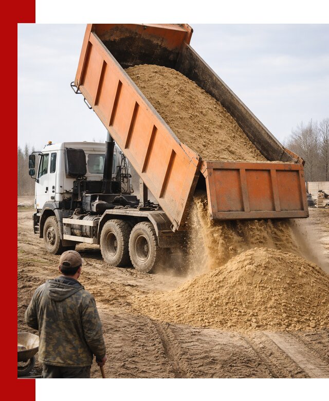 Аренда самосвала 20 тонн для перевозки грузов в Твери