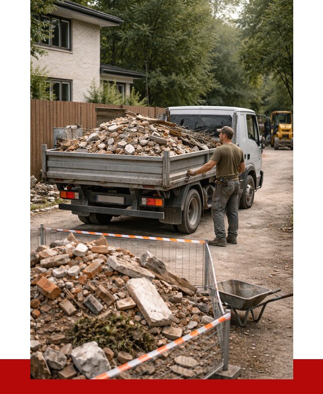 Вывоз строительного мусора с погрузкой в Твери от 8153 р | ПРОНЕРУДТвр