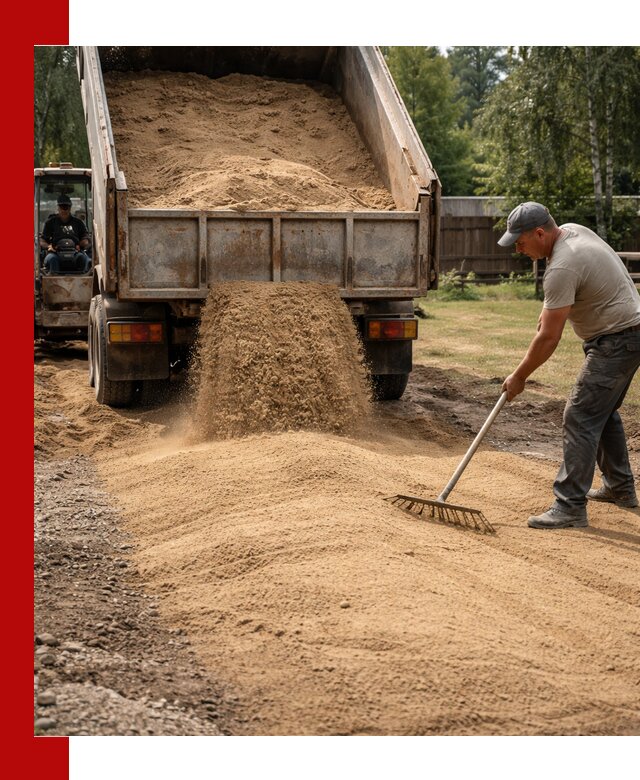 Отсыпка участка песком в Твери быстро и качественно